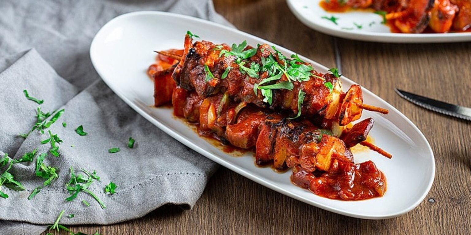 Schaschlik mit selbstgemachter Schaschliksoße - Rezepte &amp; Tipps