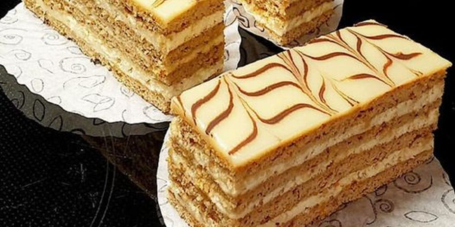 Die Esterházy Schnitten nach Mamas Rezept, schmeckt einfach wunderbar