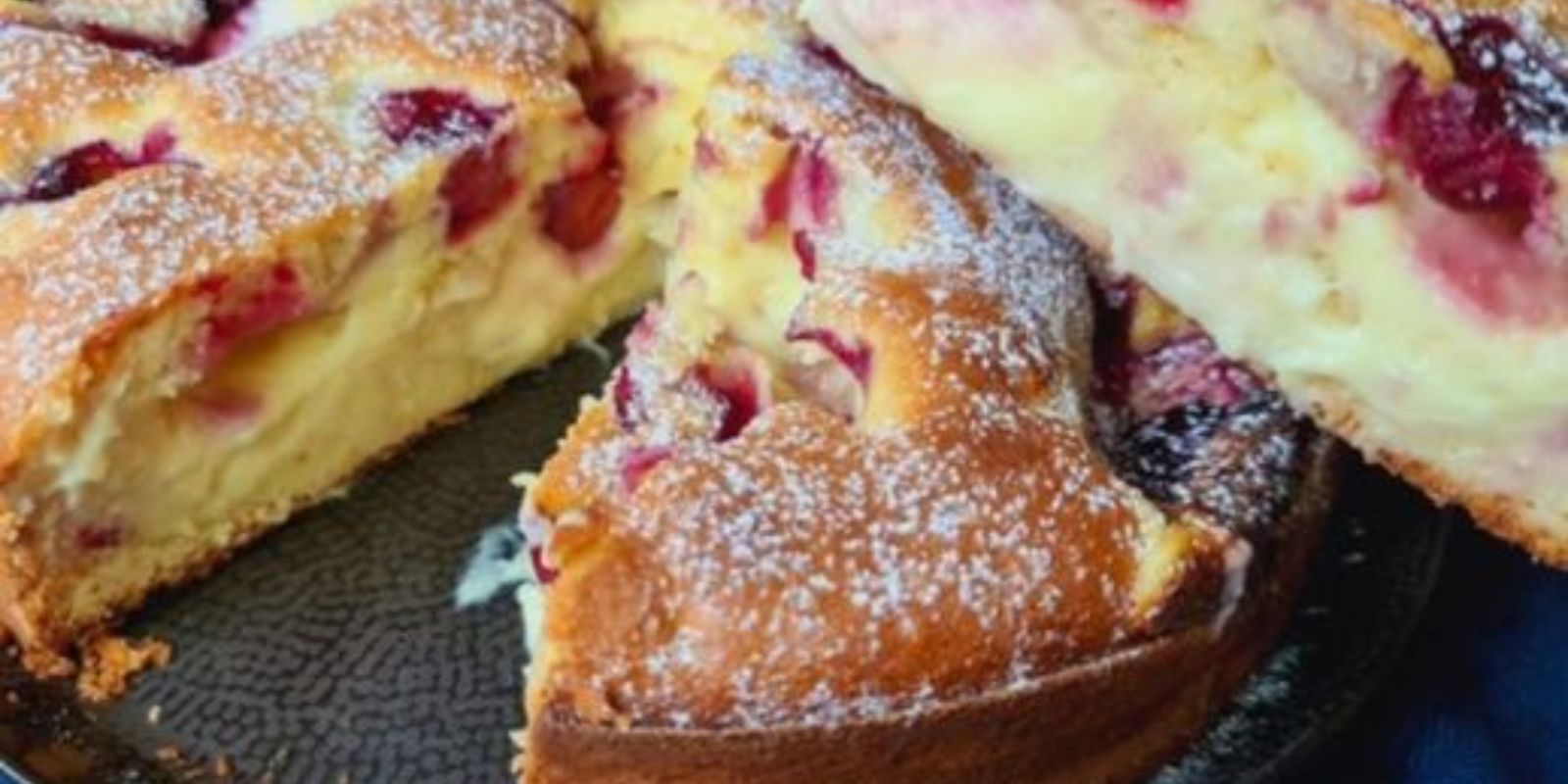Blitz-Kirschkuchen mit Vanillepudding: Ein verführerisches Rezept für ...