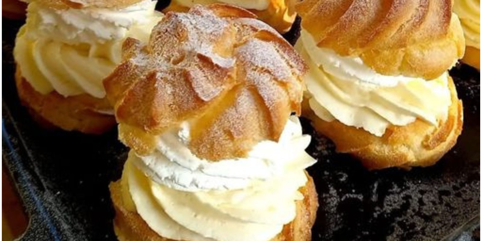 Einfach Fantastisch, Windbeutel mit Vanillecreme Sahne Füllung ...