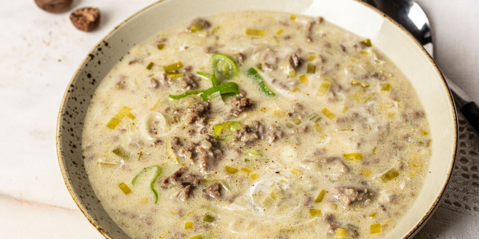 Omas Lauch Hackfleisch Suppe - Mit diesem - Rezepte &amp; Tipps
