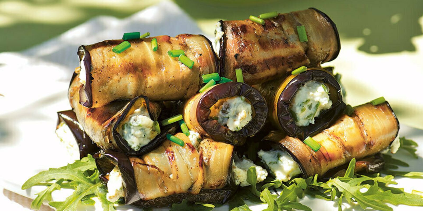 Gebackene Auberginen-Röllchen mit Ricotta-Füllung - Rezepte &amp; Tipps